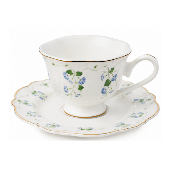 Xícara 180ml para Chá Royal Romantic em New Bone China